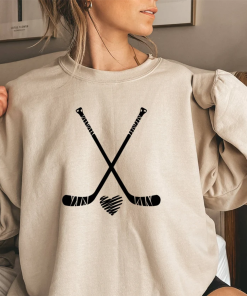 Hockey Sweatshirt, Hockey Mom Crewneck, Hockey Mom…