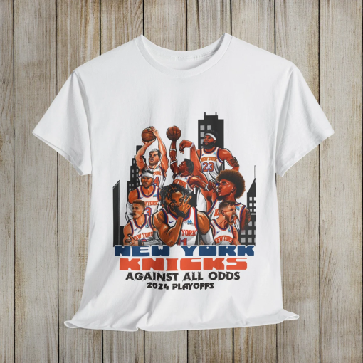 New York Knicks Playoff Run T-Shirt – Featuring Jalen Brunson, Josh Hart, Donte DiVincenzo, and More Unisex Heavy Cotton Tee