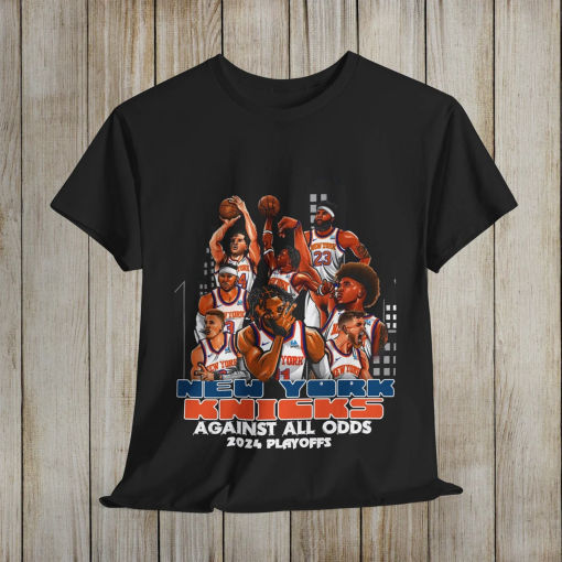 New York Knicks Playoff Run T-Shirt – Featuring Jalen Brunson, Josh Hart, Donte DiVincenzo, and More Unisex Heavy Cotton Tee