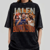 Vintage Jalen Brunson 3 Point Celebrations Unisex Tshirt, Jalen Brunson Bootleg 90s Classic Tee, New York Basketball Retro Shirt, For Him