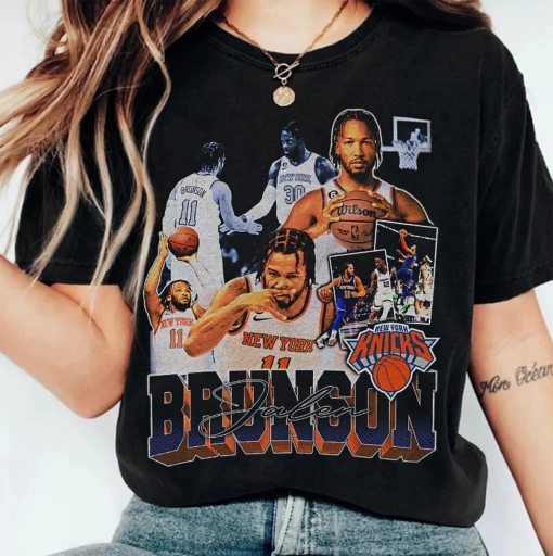 Jalen Brunson Shirt Vintage Style 90s Jalen Brunson TShirt Homage Jalen Brunson Sweatshirt Classic Graphic Tee Unisex