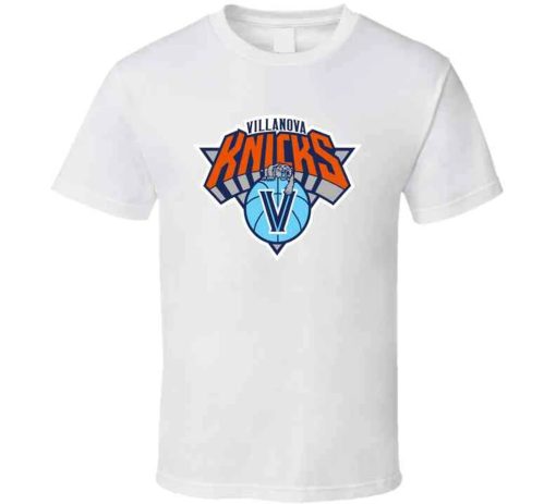 Villanova Knicks New York Mashup Parody Fan T Shirt