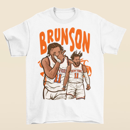 Jalen Brunson Cartoon Style T-Shirt