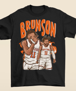 Jalen Brunson Cartoon Style T-Shirt