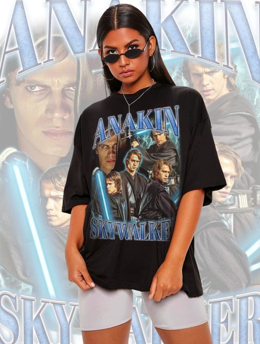 Vintage Anakin Skywalker Bootleg Shirt, 90s Star Wars Classic Vintage Bootleg Shirt, Disney Trip Shirts, Disneyland Gifts