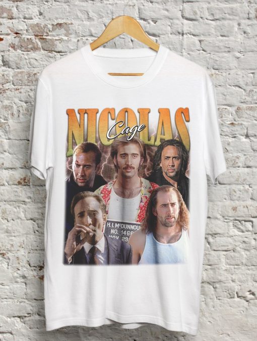 Nicolas Cage 90’s Bootleg Rap Shirt, Nick Cage Parody Shirt, Nic Cage Meme Shirt, Nicholas Cage Gift