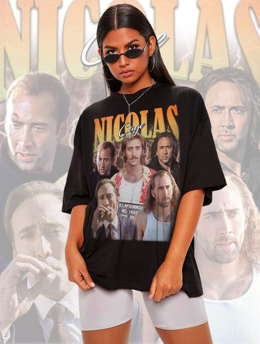 Nicolas Cage 90’s Bootleg Rap Shirt, Nick Cage Parody Shirt, Nic Cage Meme Shirt, Nicholas Cage Gift