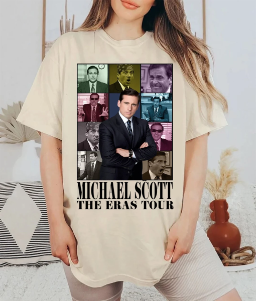 Vintage Michael Scott The Eras Tour Shirt, Michael Scott T Shirt, Michael Scott Sweatshirt, Michael Scott Hoodie