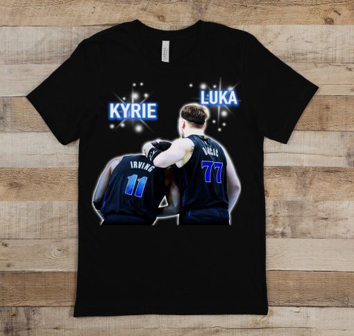 Kyrie Irving Luka Doncic Dallas Mavs Shirt Vintage Shirt nba t shirt Luka Shirt Kyrie Shirt Dallas Mavericks Shirt Mavs Luka Jersey Gift