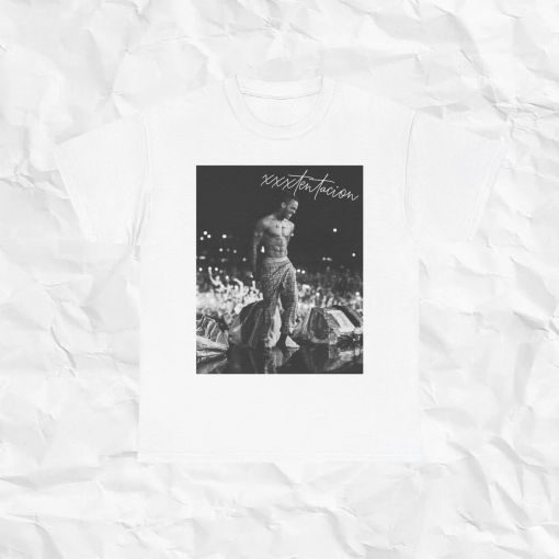 Inspired Vintage Rap Shirt, XXXTentacion Graphic Shirt, Hip-Hop Rap Graphic Tee, Gift For Him Her Shirt, Concert Merch, Unisex Cotton Tee