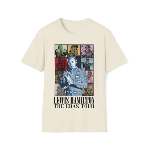 Lewis Hamilton The Eras Unisex Softstyle T-Shirt