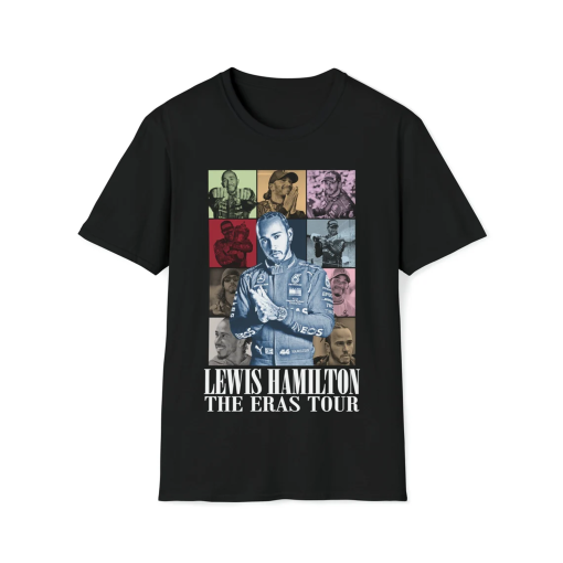 Lewis Hamilton The Eras Unisex Softstyle T-Shirt