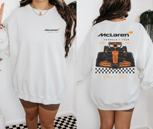 Mclaren 2024 Formula One Crewneck Unisex Sweatshirt Heavy Blend™ Sweatshirt Gift F1 Lando Norris Oscar Piastri F1 Inspired Racing Clothing