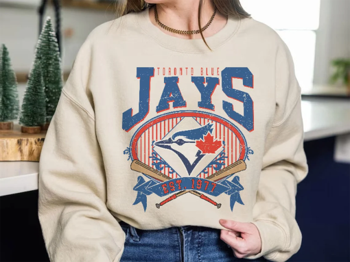 Toronto Baseball Sweatshirt | Vintage Style Toronto Baseball Crewneck Sweatshirt | Toronto EST 1977 Sweatshirt | Game Day