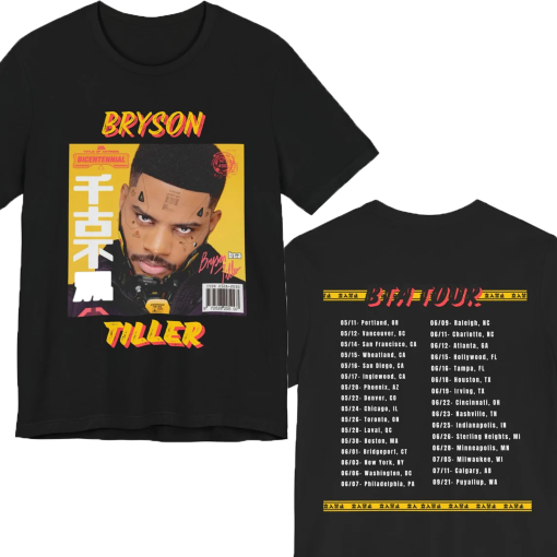 Bryson Tiller Tour Shirt – Bryson Tiller Fan Shirt – Bryson Tour 2024 – BTA Tour Shirt – 2024 Tour Shirt – Bryson Tiller Tour 2024