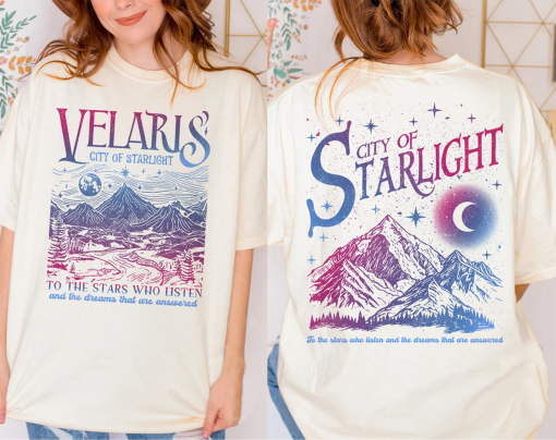 Velaris City Of Starlight Acotar Comfort Colors Shirt,The Night Court Shirt,Bookish Gift,Court Of Thorns And Roses Shirt,Sjm Merch