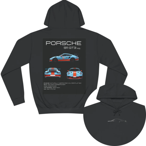 911 GT3RS Hoodie | Porsche Hoodie | Luxury Car Hoodie | Racing Fan Gift