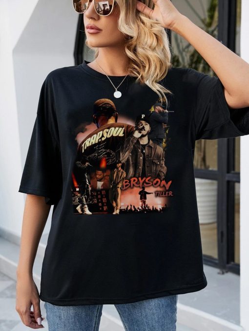 Bryson Tiller Unisex Shirt Hip Hop Rap Tee, Vintage Rapper Shirt, Bryson Tiller, Bryson Tiller Shirt, Bryson Tiller TShirt, Bryson Tees