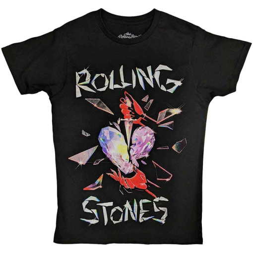 The Rolling Stones: Hackney Diamonds Heart – Black T-Shirt Preorder