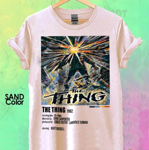 The Thing 1982 Movie Shirt | Retro Movie Poster Vintage Tee Shirt | Cult Movie Best Gift Fan T-shirt