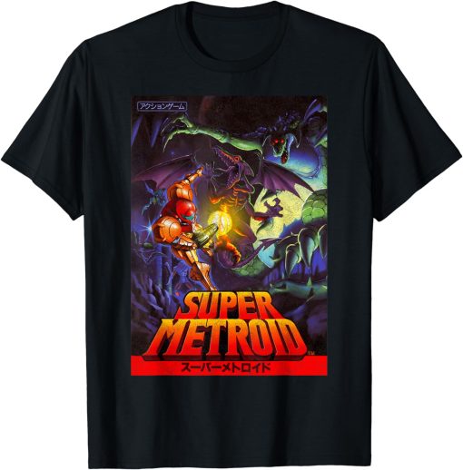 Nintendo Samus Super Metroid Cover T-Shirt