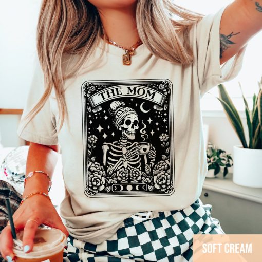 The Mom Tarot Card Shirt, Skeleton Mother Tshirt, Witchy Vibes Celestial Mama Tee, Mother’s Day Shirt, Mama Sweatshirt, Mother’s Day Gift