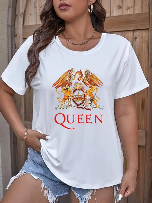 Queen rd t-shirt/rock band / Unisex tee/ vintage feel/White