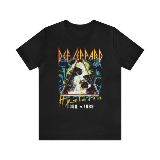 Def Leppard Hysteria Tour 1988 T-shirt Shirt Tshirt Band Tee Vintage Aesthetic