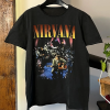 Nirvana Unisex Shirt, Vintage Band Tee, In Utero Nirvana Tour 90s Shirt, Kurt Cobain, Oversized Music Rock Festival Clothes