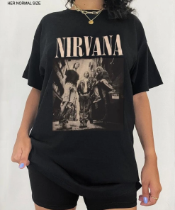 Nirvana Unisex Shirt, Vintage Band Tee, In…