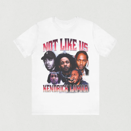 Kendrick Lamar They Not Like Us Unisex TShirt, KDot, Euphoria, Rapper Gifts, Hip Hop Music Merch, Rap Beef, Vintage Rap Tee, For Rap Fans