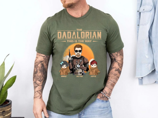 The Dadalorian This Is The Way Shirt, Father’s Day Custom Shirt, Gift For Dad, Dadalorian Shirt, Dad Shirt, Husband Gift, Gift For Him