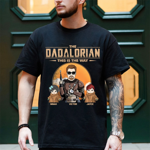 The Dadalorian This Is The Way Shirt, Father’s Day Custom Shirt, Gift For Dad, Dadalorian Shirt, Dad Shirt, Husband Gift, Gift For Him