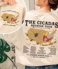 Cicadas Summer Scream Reunion Tour 2024 Shirt,…