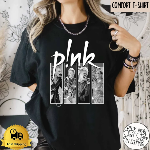 P!nk Pink Singer Summer Carnival 2024 Tour Shirt,Pink Fan Lovers Shirt,Music Tour 2024 Shirt,Trustfall Album Shirt,Concert 2024 P!nk shirt