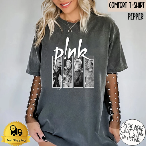 P!nk Pink Singer Summer Carnival 2024 Tour Shirt,Pink Fan Lovers Shirt,Music Tour 2024 Shirt,Trustfall Album Shirt,Concert 2024 P!nk shirt