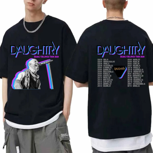 Daughtry Dearly Beloved Tour 2024 Shirt, Daughtry 2024 Concert Shirt, Daughtry Fan Gift, Dearly Beloved Tour Merch, Music Tour Shirt