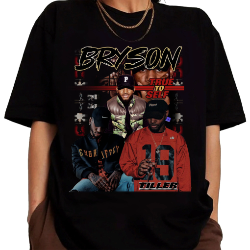 BRYSON TILLER Unisex Vintage 90s Style Retro Shirt, Rap Hip Hop Bryson T Shirt, Music Sweatshirt, Bryson Tiller Fan Shirt