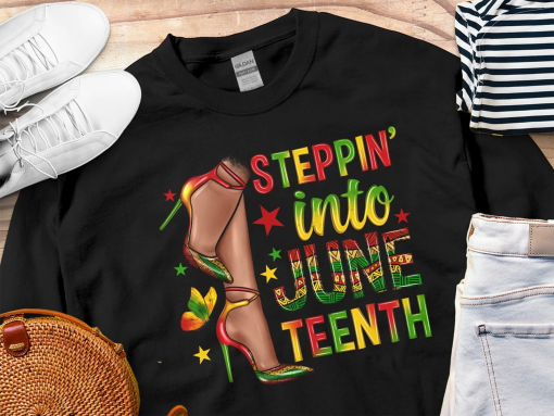 Stepping Into Juneteenth Shirt, Freeish Shirt, Black History Shirt, Civil Rights Shirt, Black Lives Matter Shirt, Juneteenth Shirt, Stepping