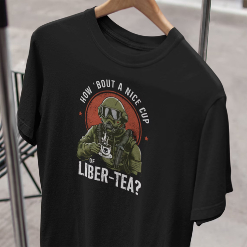 Helldivers Shirt, Liber-Tea T-Shirt, Helldivers 2 Merch, Helldivers 2 Shirt, Gaming Shirt, Gamer Tee