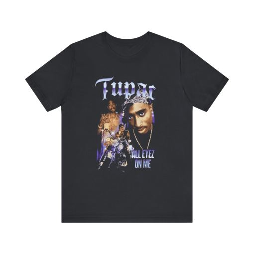 Tupac Shirt 90s Hip Hop Graphic Tee Rapper Tshirt Vintage Style Retro 2pac Shirt Gift for Tupac Rap Fan Y2K Streetwear Gift for Him For Her