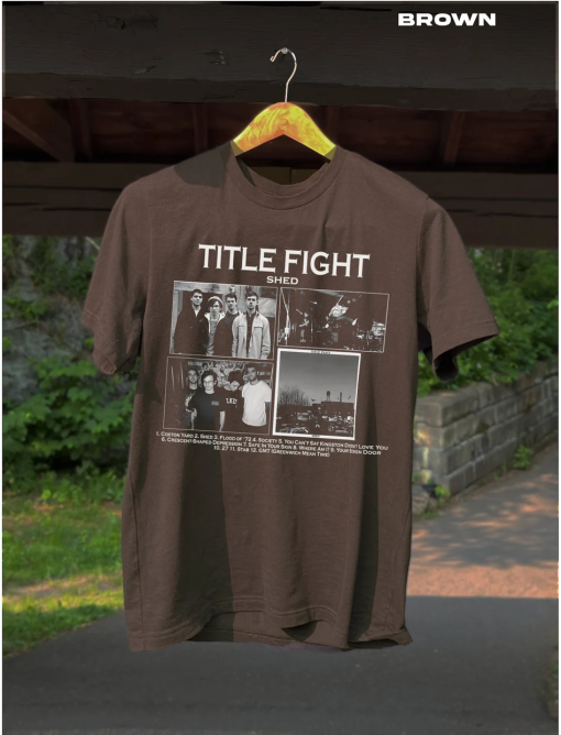 Title Fight Shed Album Shirt, Title Fight Band Shirt, Title Fight T-shirt, Title Fight Merch, Title Fight Tour, Music Shirt, Band Shirts