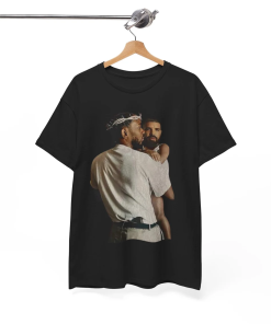 Kendrick Lamar Holding Baby Drake Unisex Cotton…