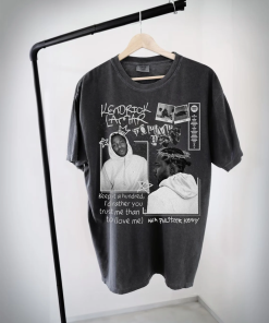 Kendrick Lamar Vintage Shirt, FRONT, Kendrick Lamar…