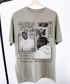 Kendrick Lamar Vintage Shirt, FRONT, Kendrick Lamar…