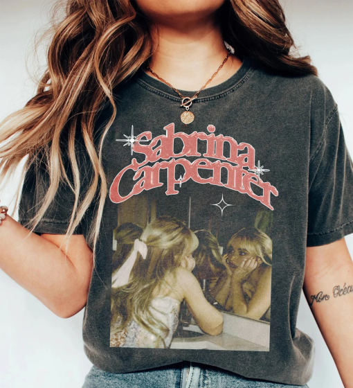 Sab.Rina Vintage 90s Shirt, Sab.Rina World Tour Shirt, Carpenter Graphic Shirt, Trendy Shirt For 2024