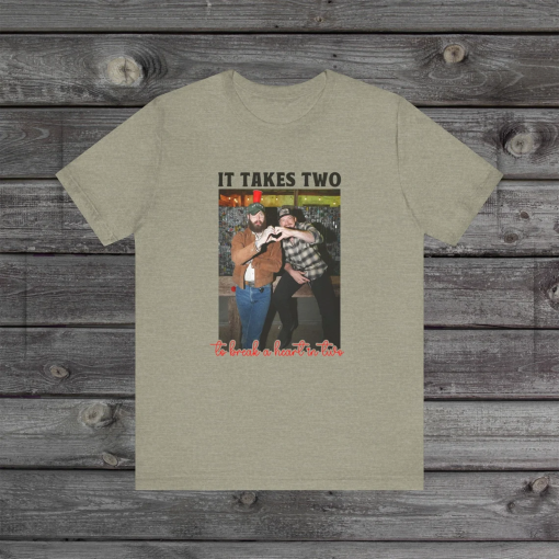 It takes two to break a heart in two shirt, Morgan Wallen Posty shirt, Posty Shirt, Concert Shirt, Gift for a friend,Trending shirt