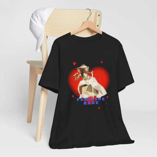 Feminine Rage The Eras Tour Version – TTPD – Unisex Jersey Short Sleeve Tee – Bella+Canvas 3001 – for Swifties and poets