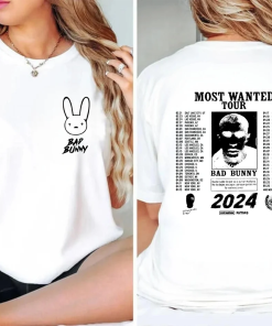 Bad Bunny Most Wanted Tour 2024 Shirt,Sweatshirt,Bad…