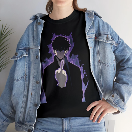 sung jinwoo shirt, Sung Jinwoo, Thomas Andre, statue of god, sololevel shirt, anime shirt, anime gift,Liu Zhigang, anime tshirt